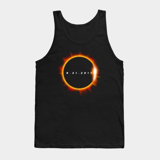 Total Solar Eclipse August 21 2017 Tank Top by vo_maria